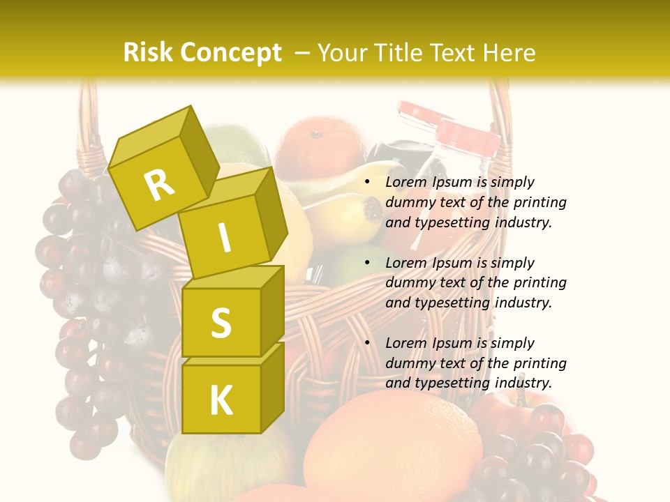 Harvest Grapes Tropical PowerPoint Template