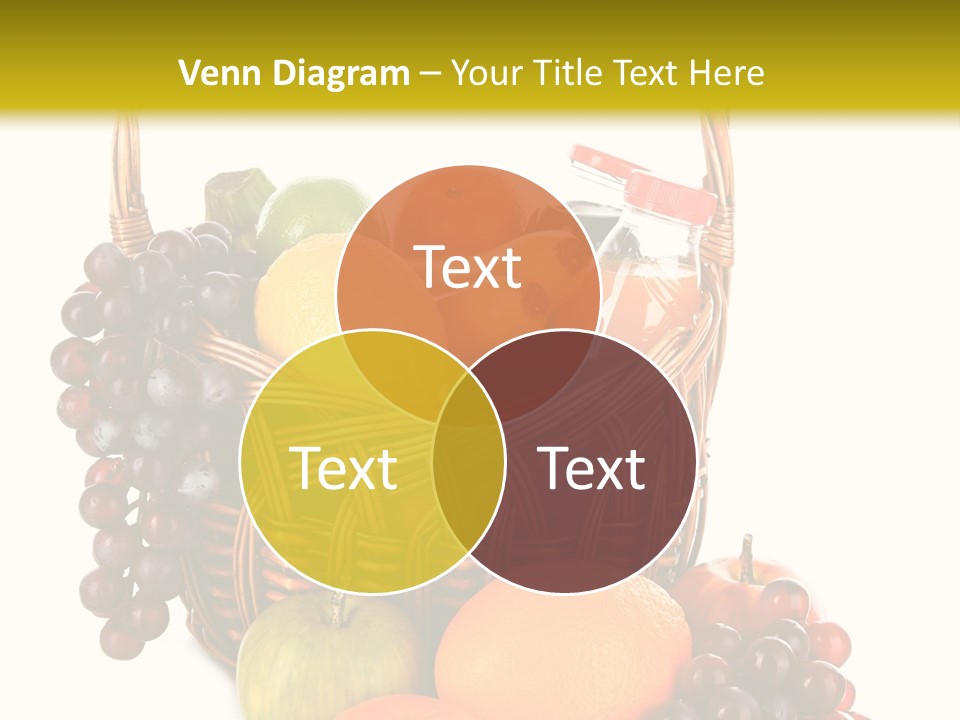 Harvest Grapes Tropical PowerPoint Template