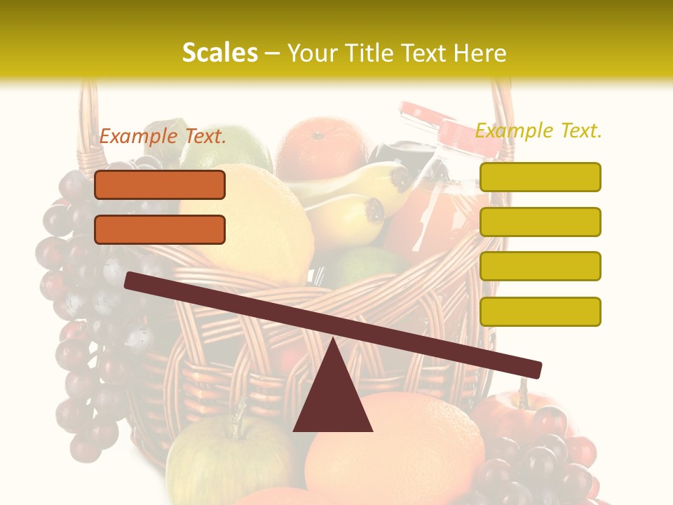 Harvest Grapes Tropical PowerPoint Template