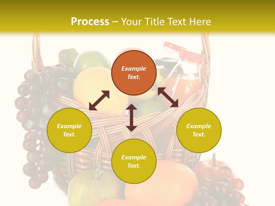 Harvest Grapes Tropical PowerPoint Template