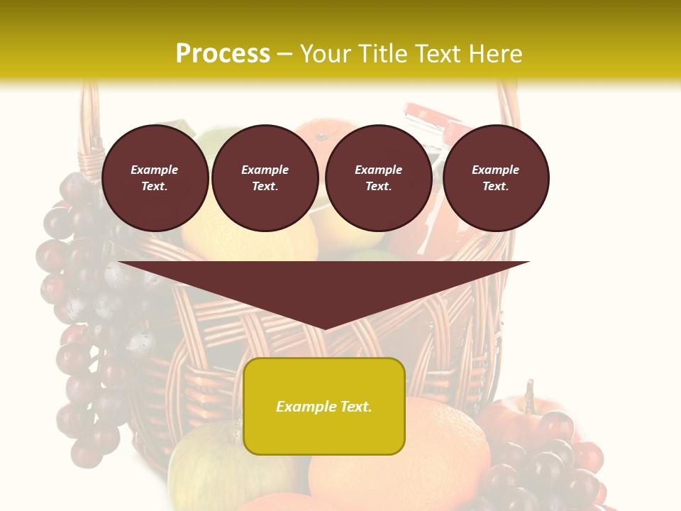 Harvest Grapes Tropical PowerPoint Template