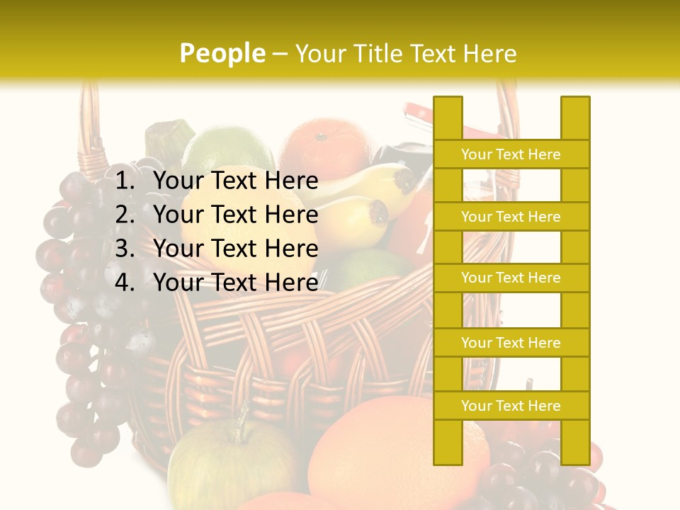 Harvest Grapes Tropical PowerPoint Template