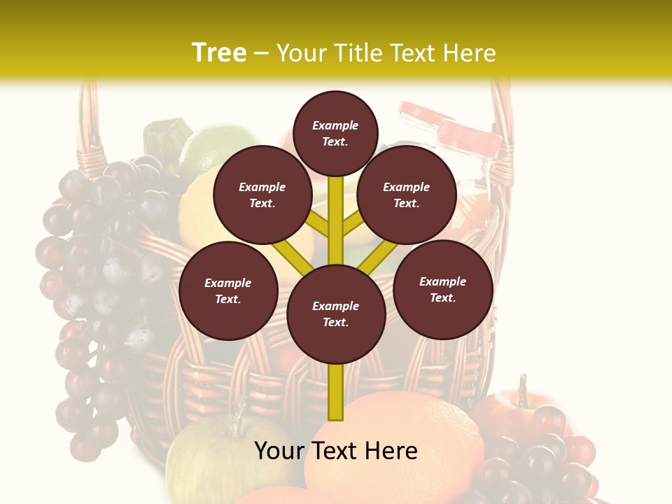Harvest Grapes Tropical PowerPoint Template