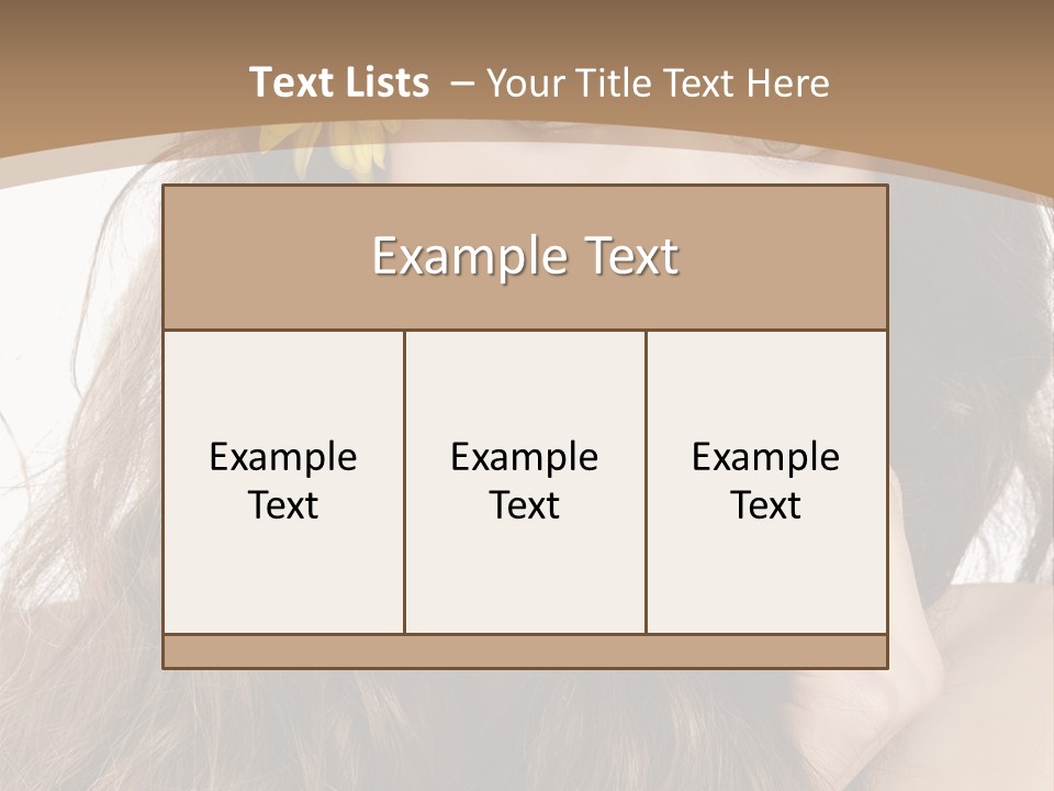 Beauty Beautiful Background PowerPoint Template