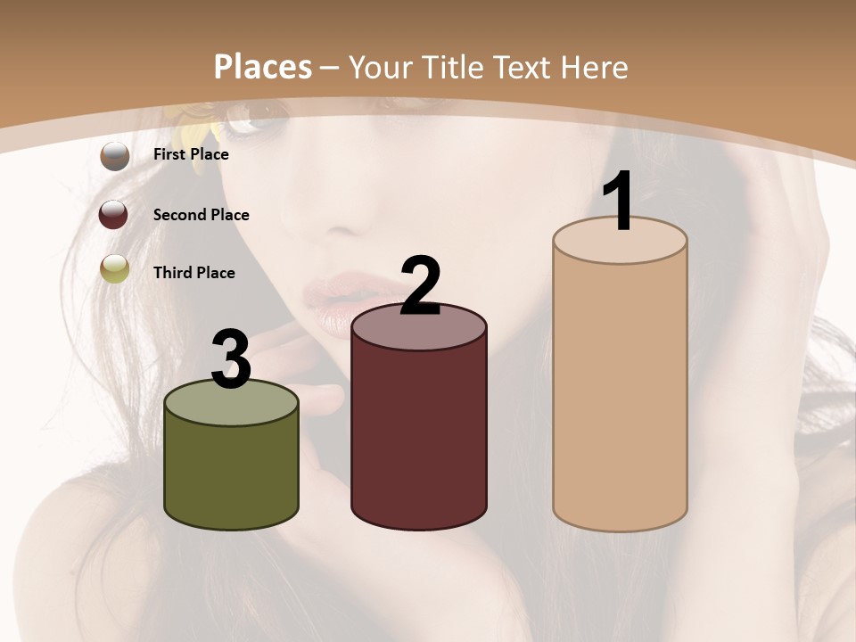 Nice Hair Bouquet PowerPoint Template