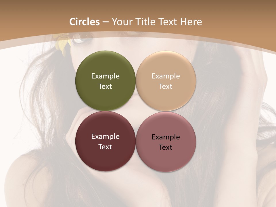 Nice Hair Bouquet PowerPoint Template