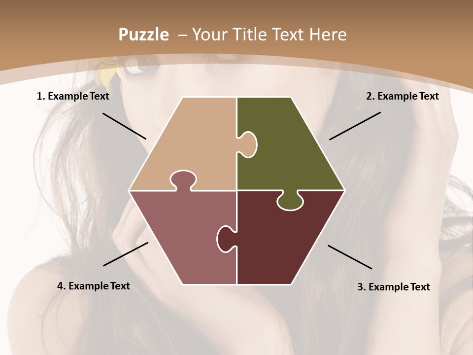 Nice Hair Bouquet PowerPoint Template