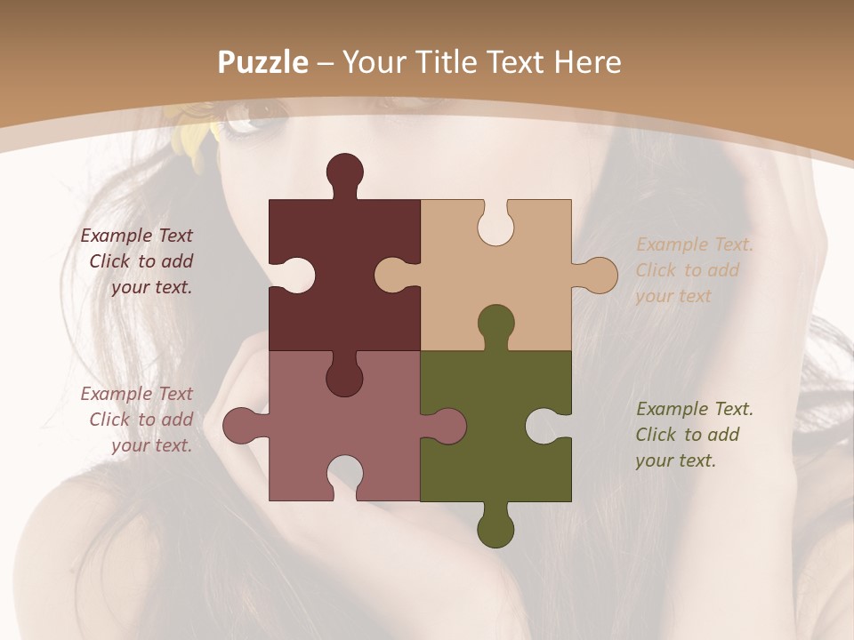 Nice Hair Bouquet PowerPoint Template