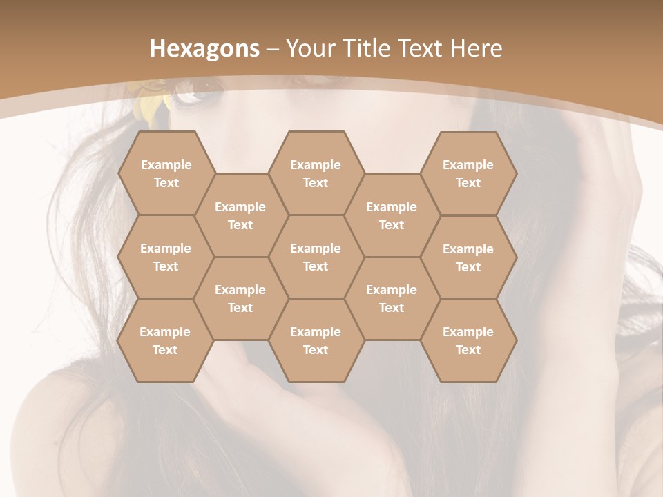 Nice Hair Bouquet PowerPoint Template