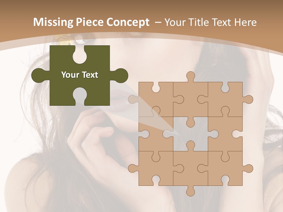 Nice Hair Bouquet PowerPoint Template