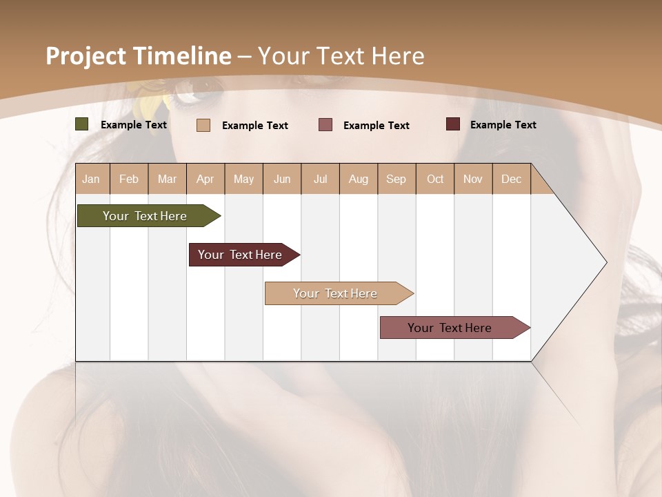 Nice Hair Bouquet PowerPoint Template