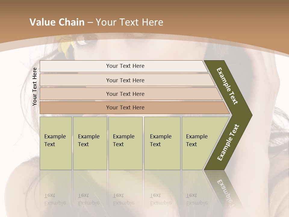 Nice Hair Bouquet PowerPoint Template