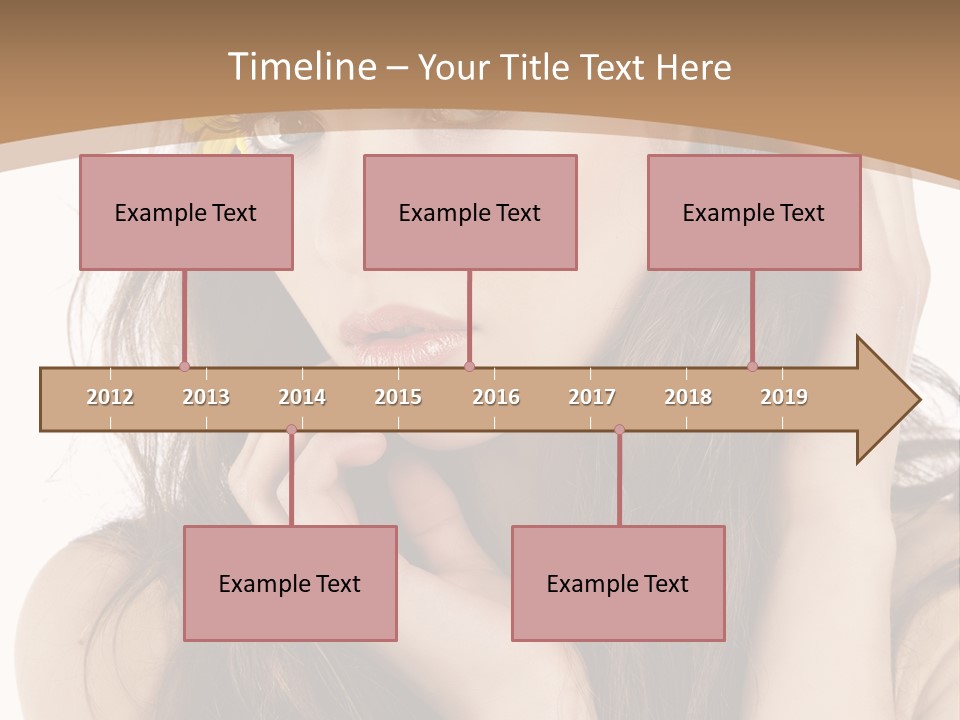 Nice Hair Bouquet PowerPoint Template