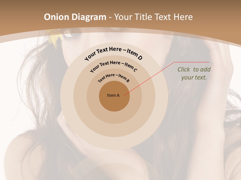 Nice Hair Bouquet PowerPoint Template