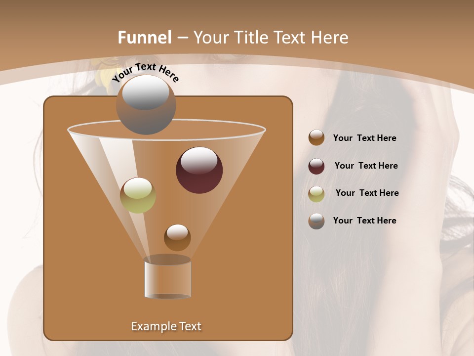 Nice Hair Bouquet PowerPoint Template