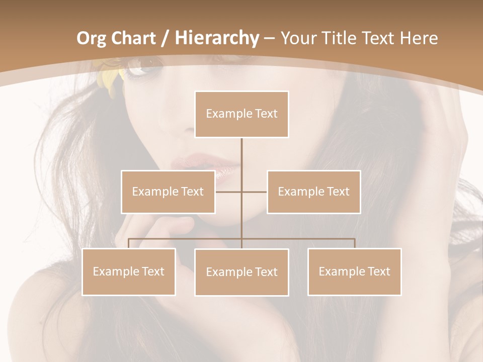 Nice Hair Bouquet PowerPoint Template