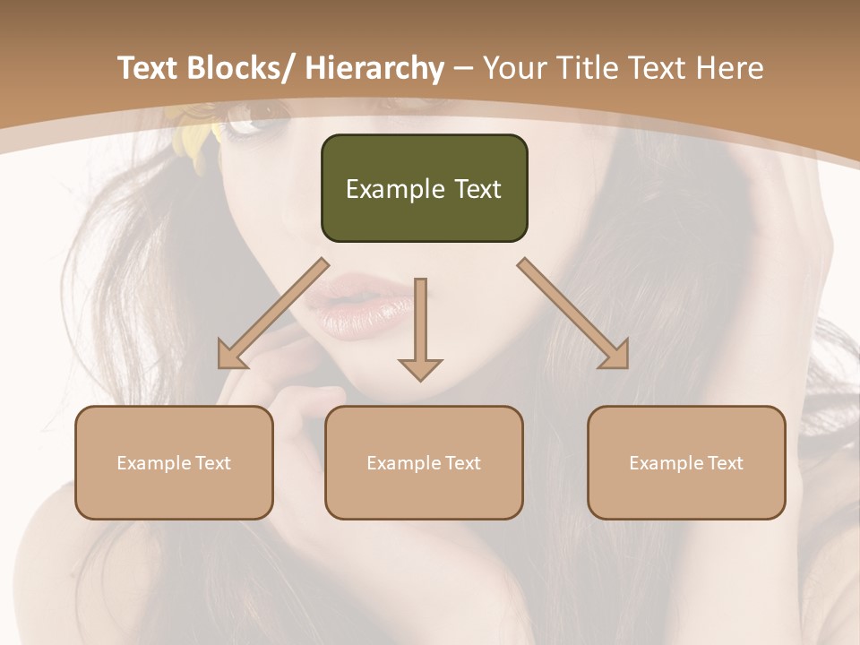 Nice Hair Bouquet PowerPoint Template