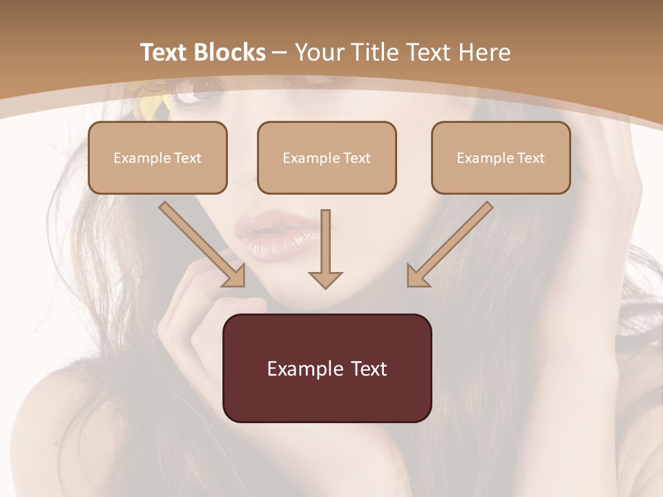 Nice Hair Bouquet PowerPoint Template