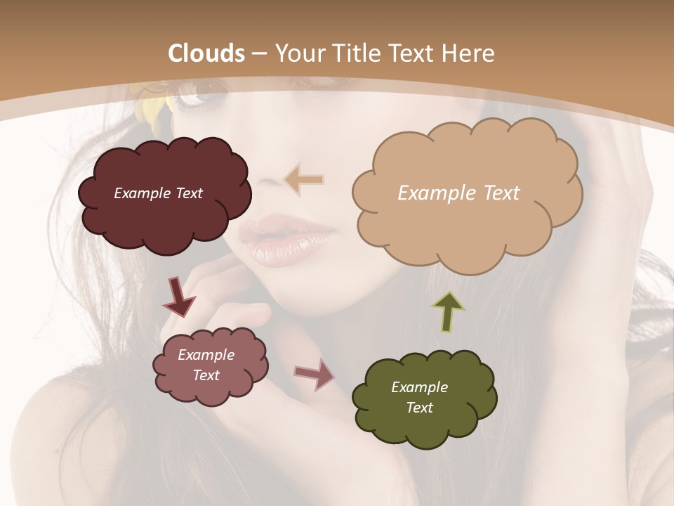 Nice Hair Bouquet PowerPoint Template