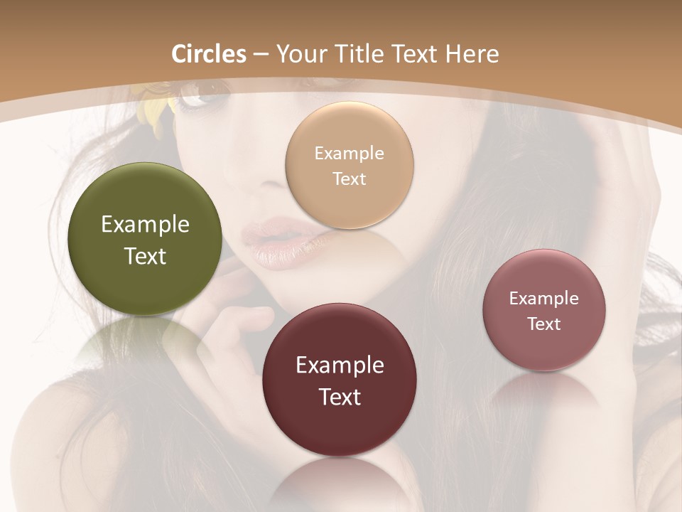 Nice Hair Bouquet PowerPoint Template