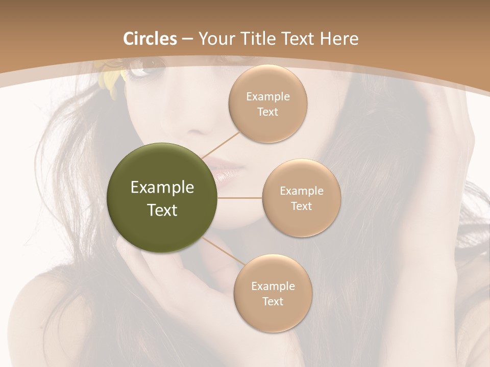 Nice Hair Bouquet PowerPoint Template