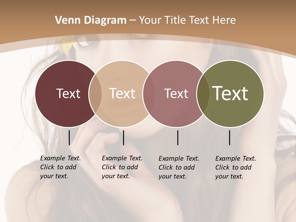 Nice Hair Bouquet PowerPoint Template