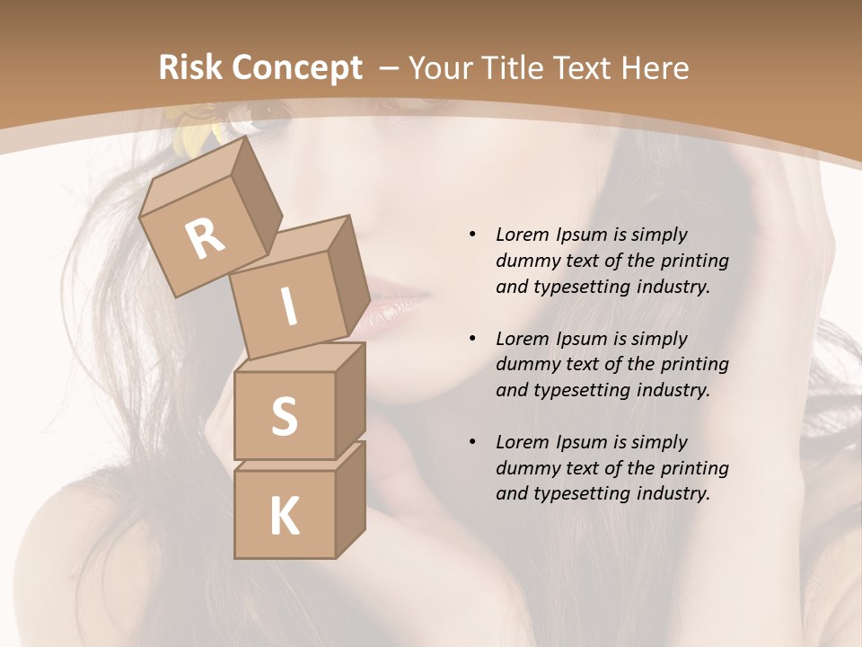 Nice Hair Bouquet PowerPoint Template