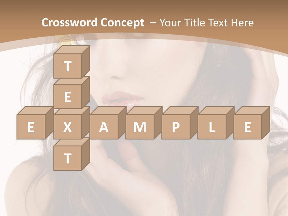 Nice Hair Bouquet PowerPoint Template