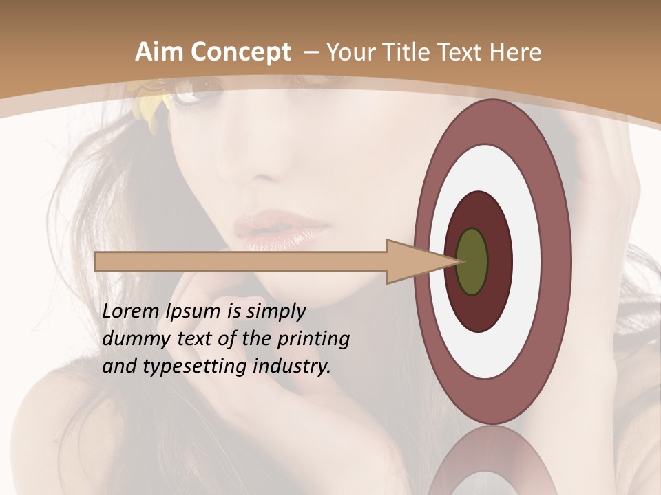 Nice Hair Bouquet PowerPoint Template