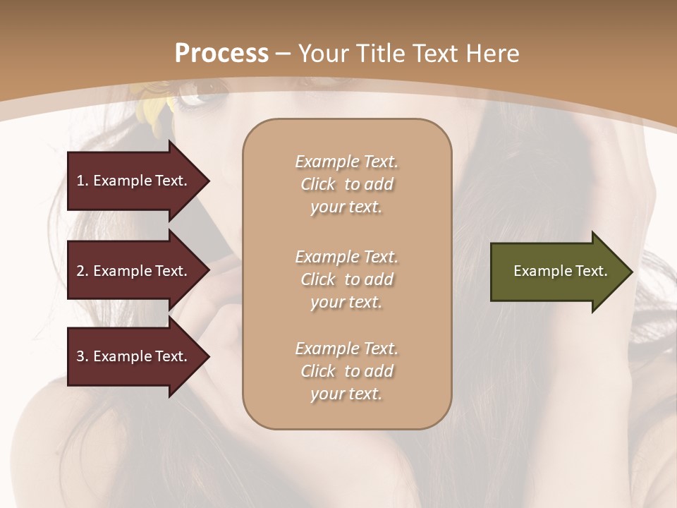 Nice Hair Bouquet PowerPoint Template