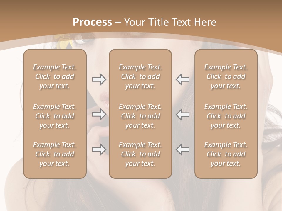 Nice Hair Bouquet PowerPoint Template