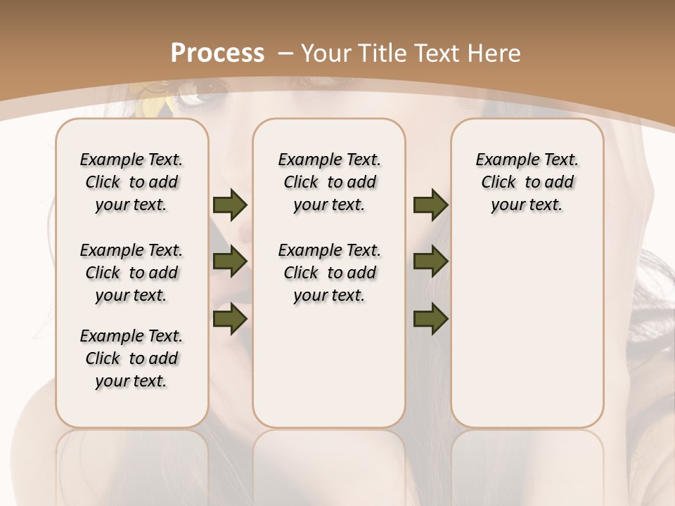Nice Hair Bouquet PowerPoint Template