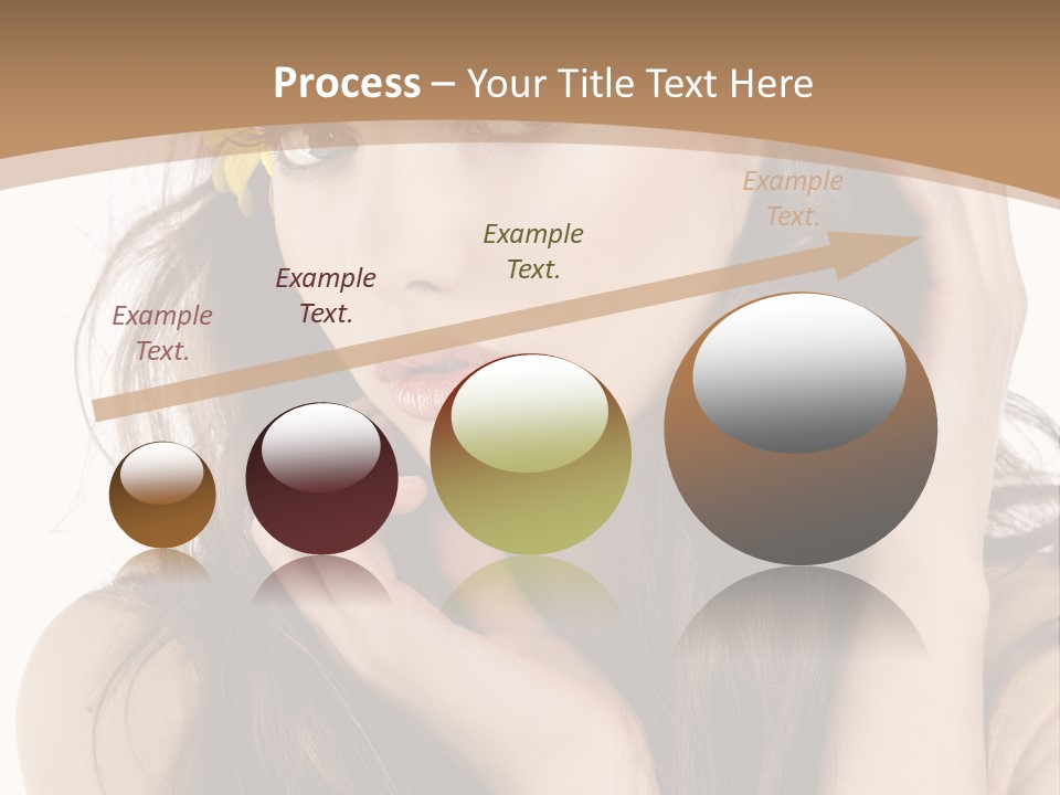 Nice Hair Bouquet PowerPoint Template