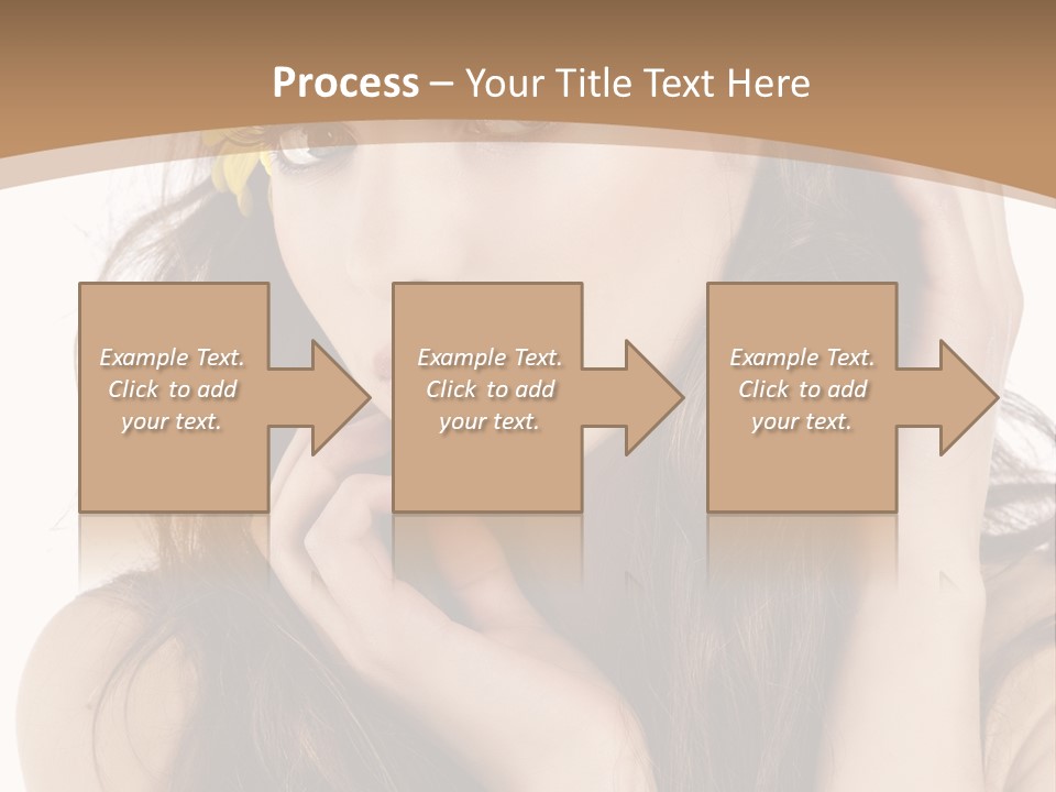 Nice Hair Bouquet PowerPoint Template