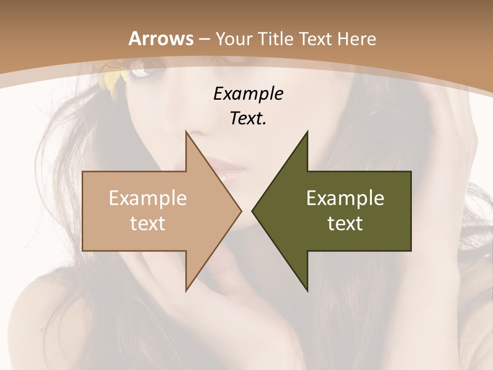 Nice Hair Bouquet PowerPoint Template