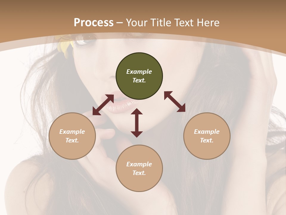 Nice Hair Bouquet PowerPoint Template