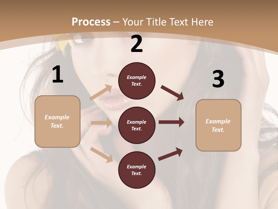 Nice Hair Bouquet PowerPoint Template