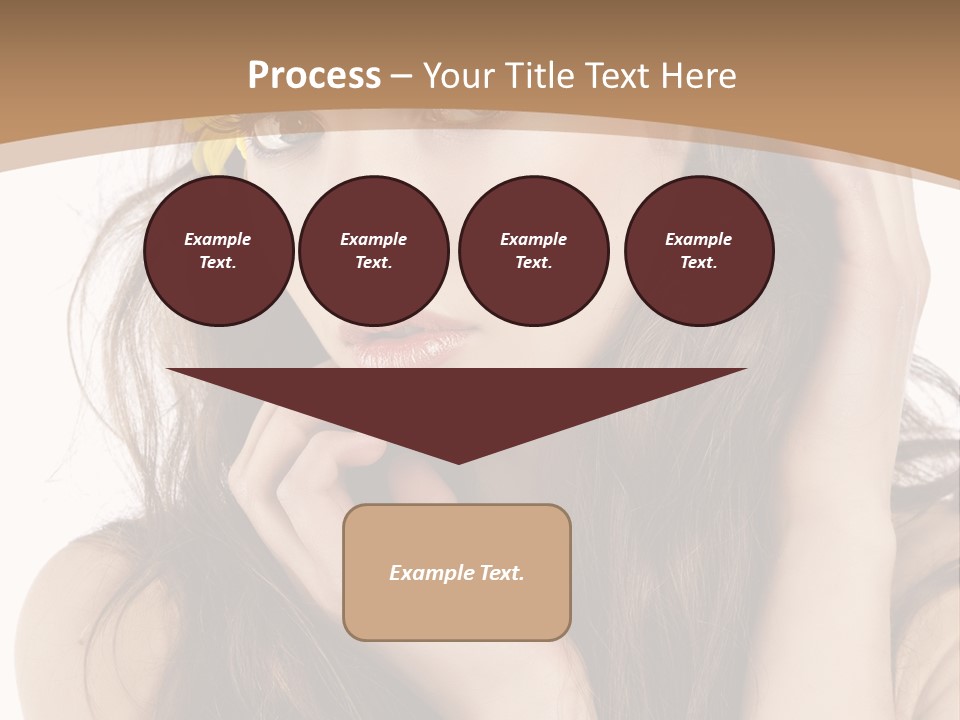 Nice Hair Bouquet PowerPoint Template