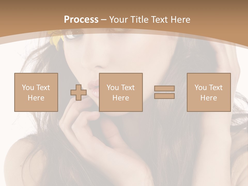 Nice Hair Bouquet PowerPoint Template