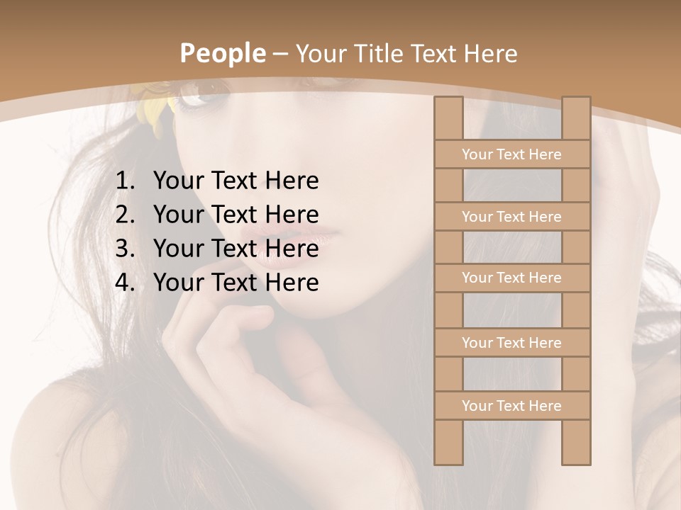 Nice Hair Bouquet PowerPoint Template