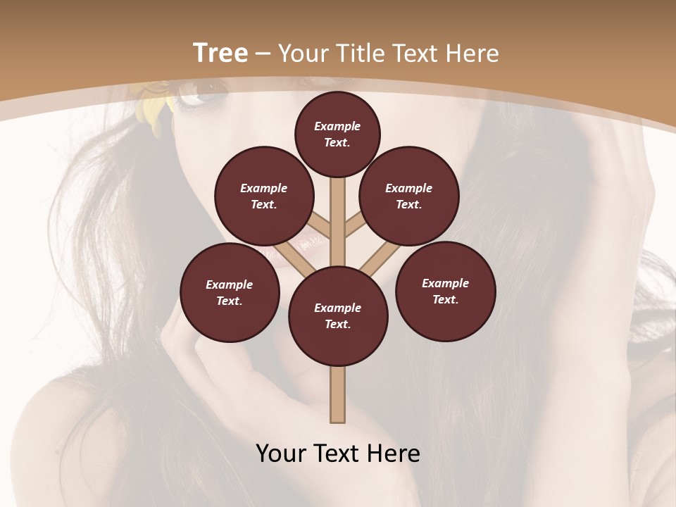 Nice Hair Bouquet PowerPoint Template