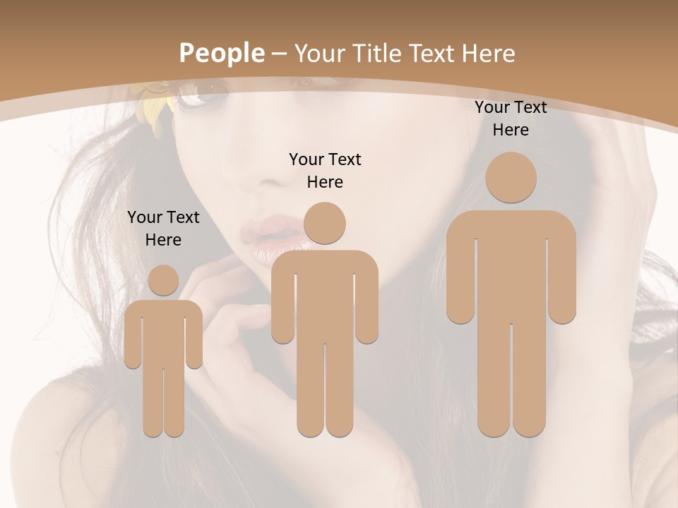 Nice Hair Bouquet PowerPoint Template