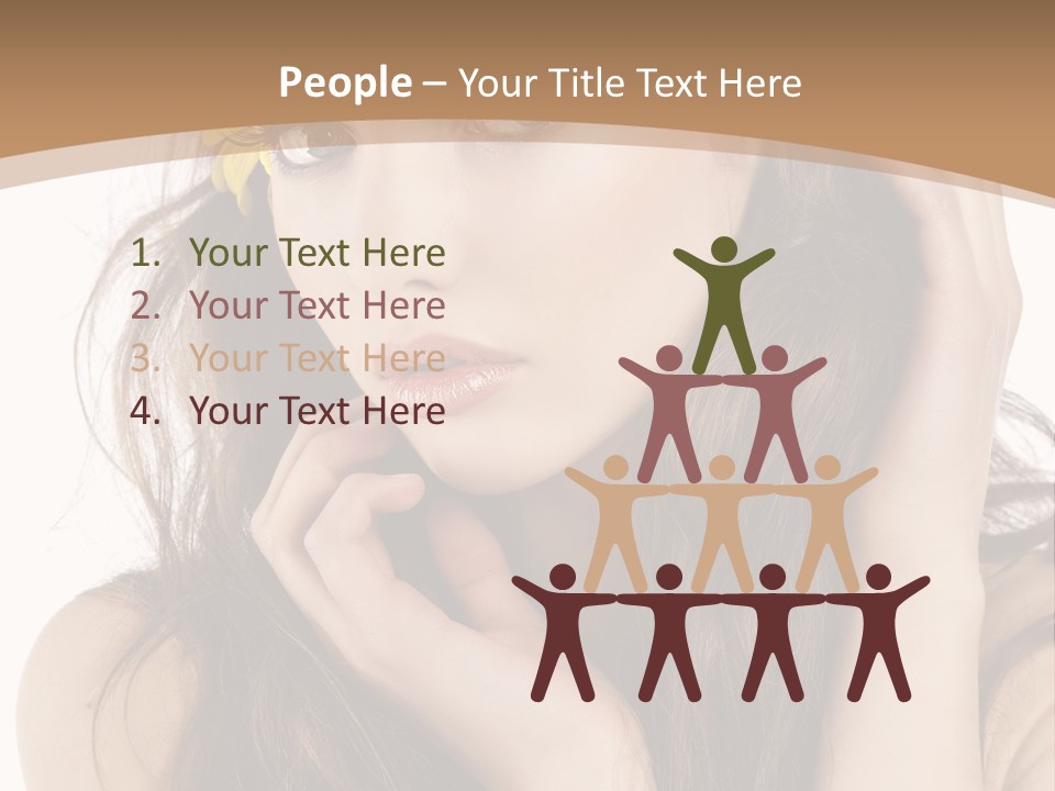 Nice Hair Bouquet PowerPoint Template
