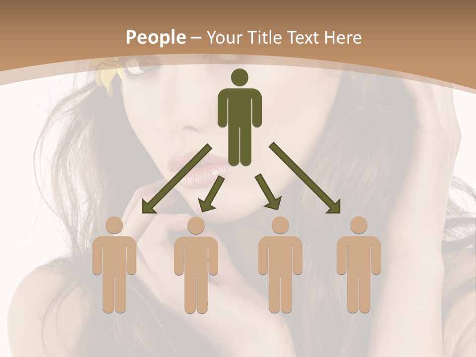 Nice Hair Bouquet PowerPoint Template