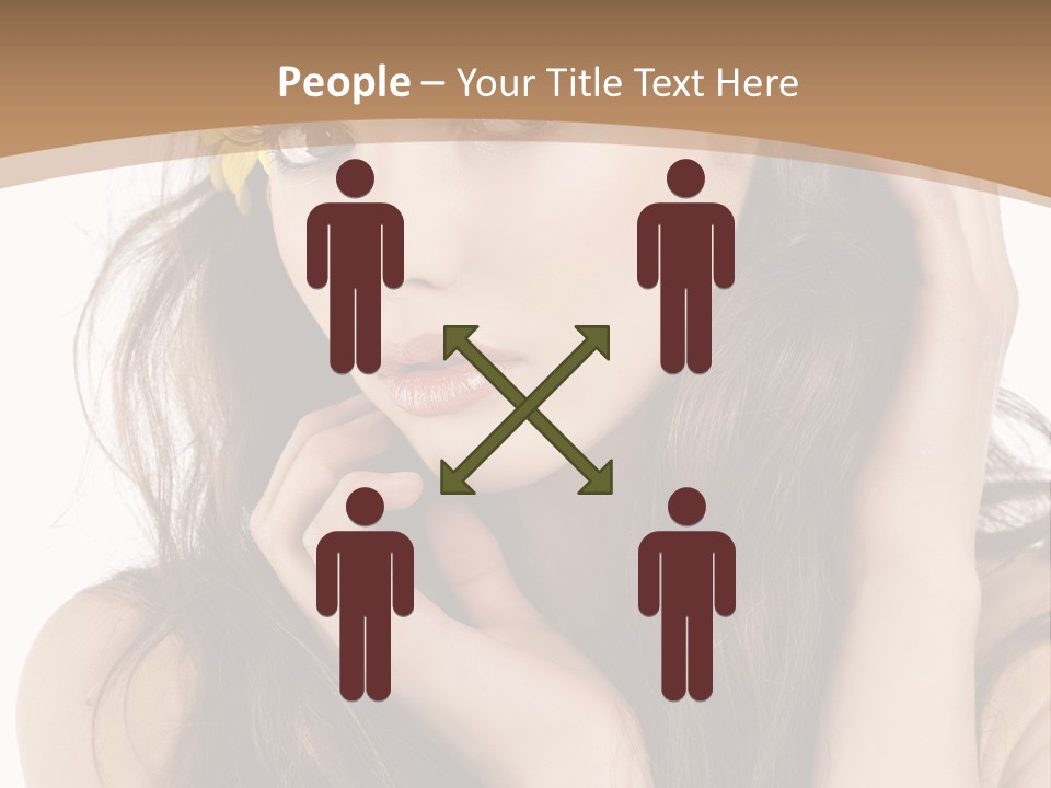 Nice Hair Bouquet PowerPoint Template