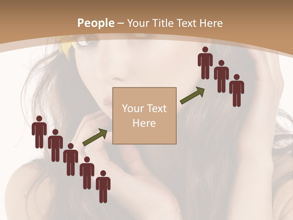 Nice Hair Bouquet PowerPoint Template