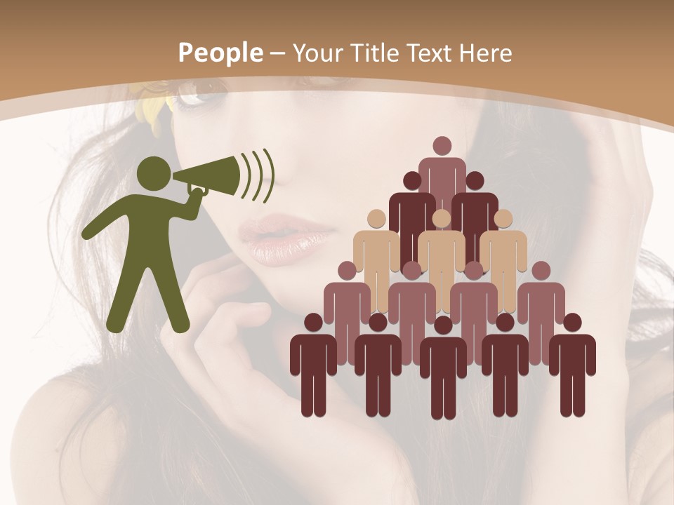 Nice Hair Bouquet PowerPoint Template