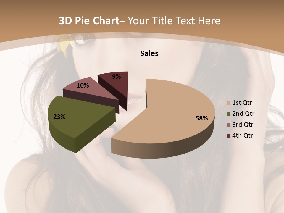 Nice Hair Bouquet PowerPoint Template