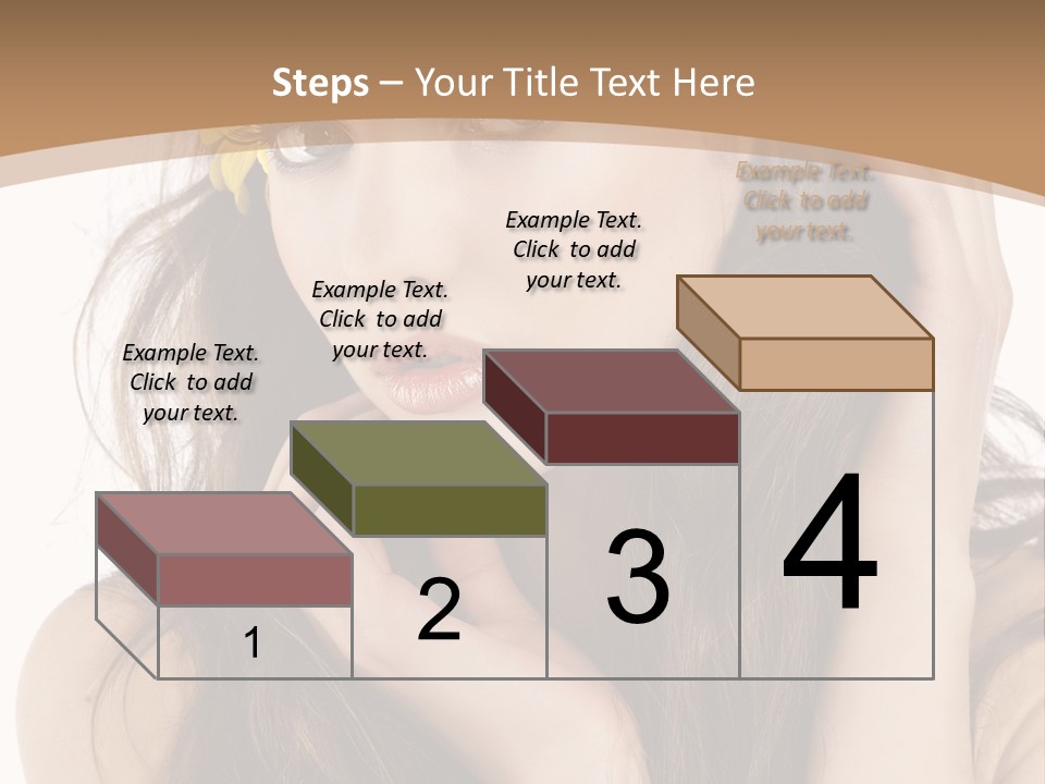 Nice Hair Bouquet PowerPoint Template