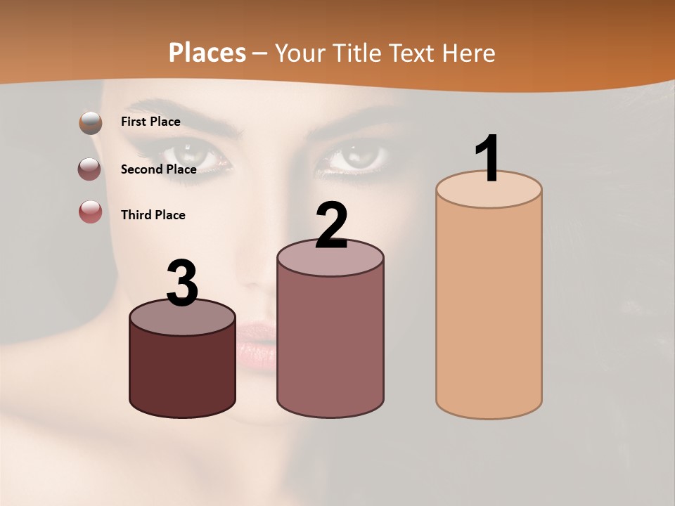 Feminine Beauty Close Up PowerPoint Template